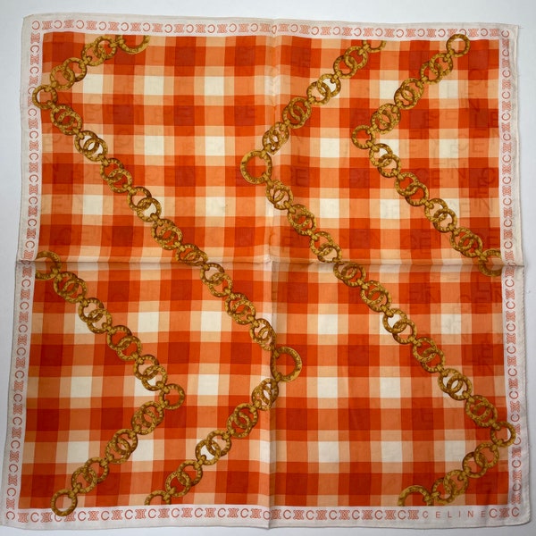 Celine Paris Vintage Handkerchief 22 x 22 inches