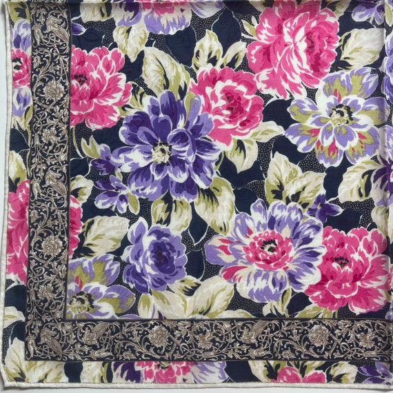 LANCETTI Vintage Handkerchief 20 x 20 inches View 4
