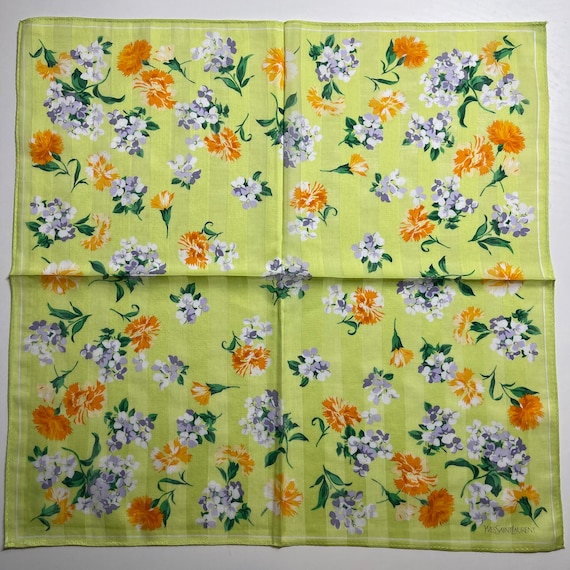 YvesSaintLaurent Vintage Collection handkerchief … - image 1
