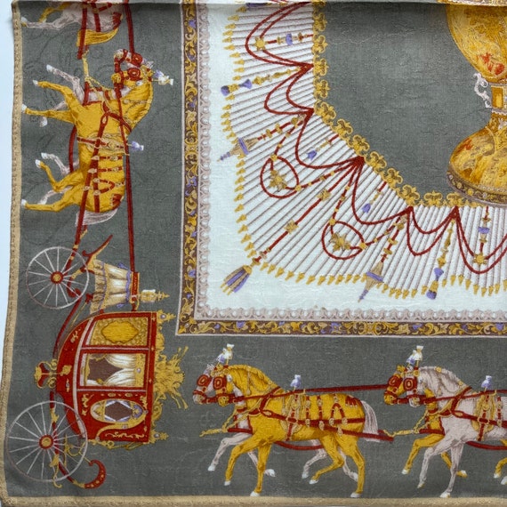 TRUSSARDI Vintage Handkerchief 20 x 20 inches View 4