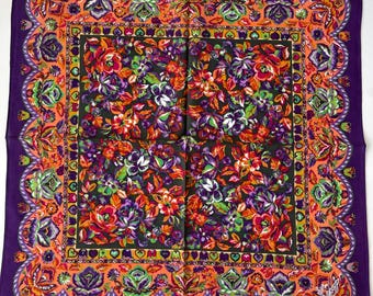 KENZO Vintage Collection Handkerchief 20 X 20 Inches, Cotton - Etsy
