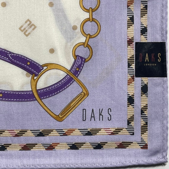 DAKS London Vintage Handkerchief 20 x 20 inches - image 3