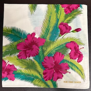 Junko Shimada Vintage handkerchief 20 x 20 inches