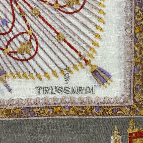 TRUSSARDI Vintage Handkerchief 20 x 20 inches View 3