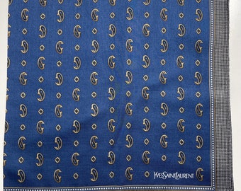 YvesSaintLaurent Vintage handkerchief 18 x 18 inches