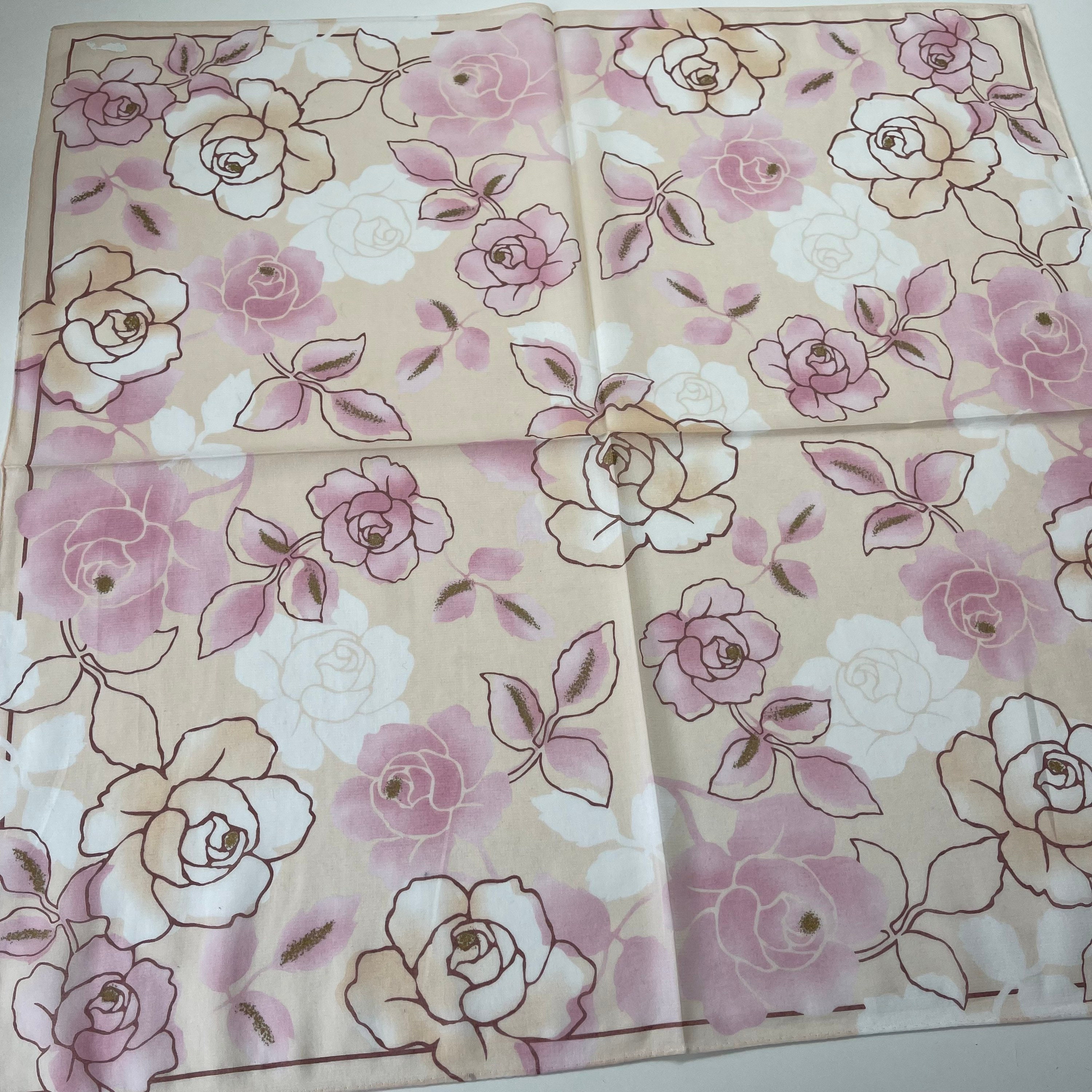 ランバンコレクション ヴィンテージハンカチ 22 x 22インチ - Etsy 日本