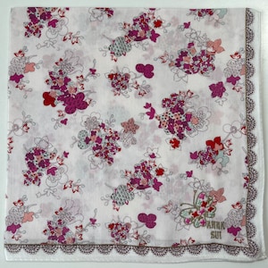 Anna Sui Vintage handkerchief 19 x 19 inches, Cotton