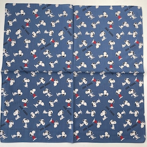 Snoopy Vintage Handkerchief 20 x 20 inches