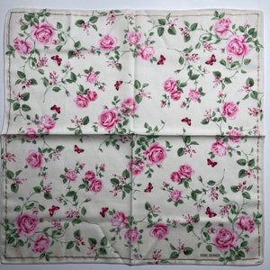 Junko Shimada Vintage handkerchief 20 x 20 inches