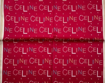 Celine Paris Vintage Handkerchief 19 x 19 inches
