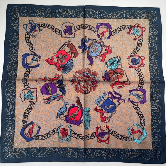 Lanvin Paris Vintage handkerchief