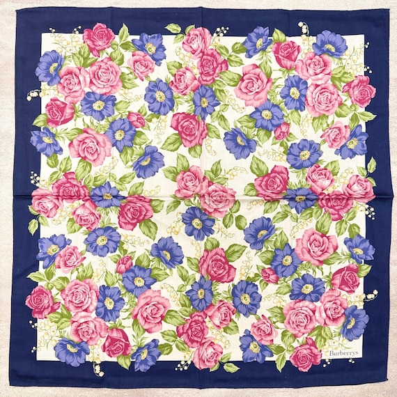 Burberry Vintage Collection Handkerchief 19 x 19 inches