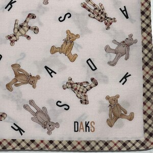 DAKS London Vintage Handkerchief 19 x 19 inches image 3