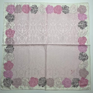 LANVIN Handkerchief 22 x 22 inches , Silk Cotton