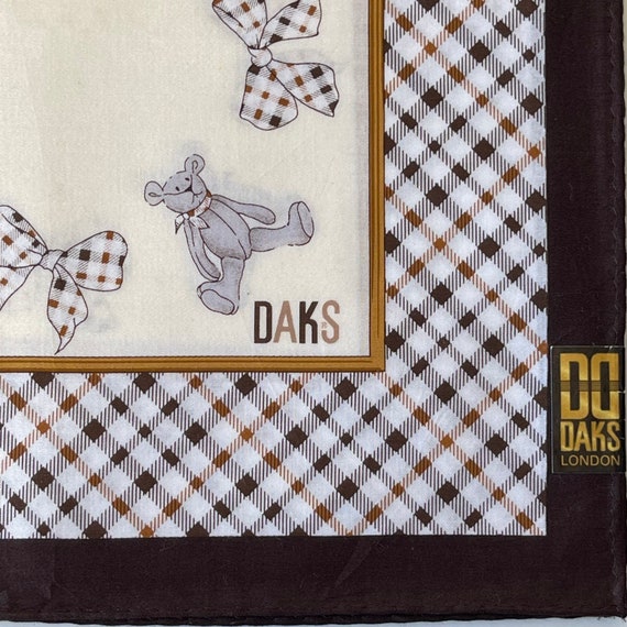 DAKS London Vintage Handkerchief 19 x 19 inches - image 2