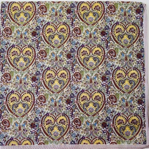 Liberty Art Fabrics Vintage Handkerchief 22 x 22 inches
