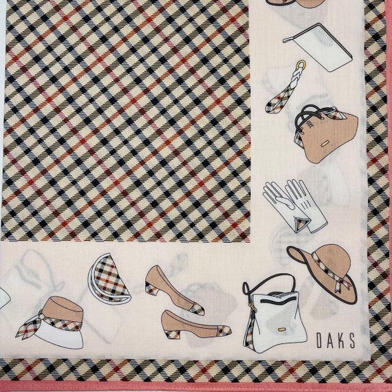 DAKS London Vintage Handkerchief 19 x 19 inches - image 2