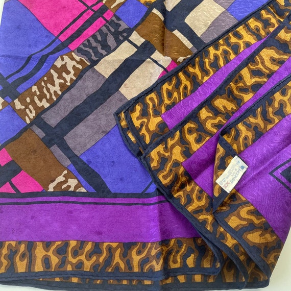 Givenchy vintage silk scarf 32 x 32 inches - image 3