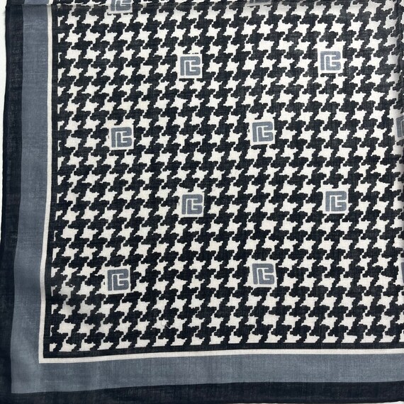 Pierre Balmain Vintage Handkerchief 23x23  inches - image 6