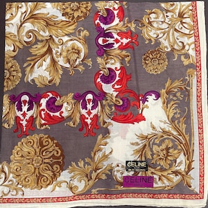 Celine Paris Vintage Handkerchief 20 x 20 inches