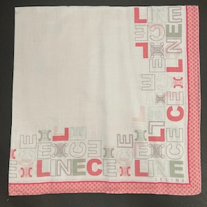 Celine Paris Vintage Collection handkerchief 22 x 22 inches