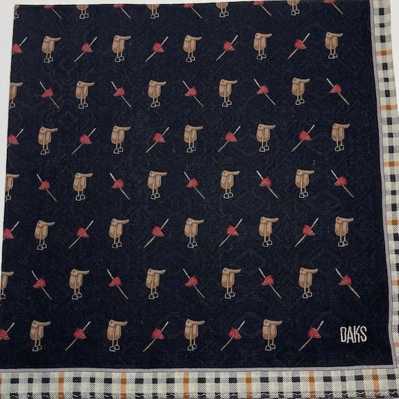 DAKS London Vintage Handkerchief 20 x 20 inches - image 1
