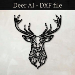 Deer Hoof Print vector .eps, .svg, .dxf & 1 .png Vinyl Cutter Ready,  T-Shirt, CNC clipart graphic 0065