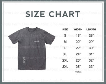 Digital Gildan 5000 Heavy Cotton T-Shirt Size Chart Download Minimal Modern Design Printful Printify