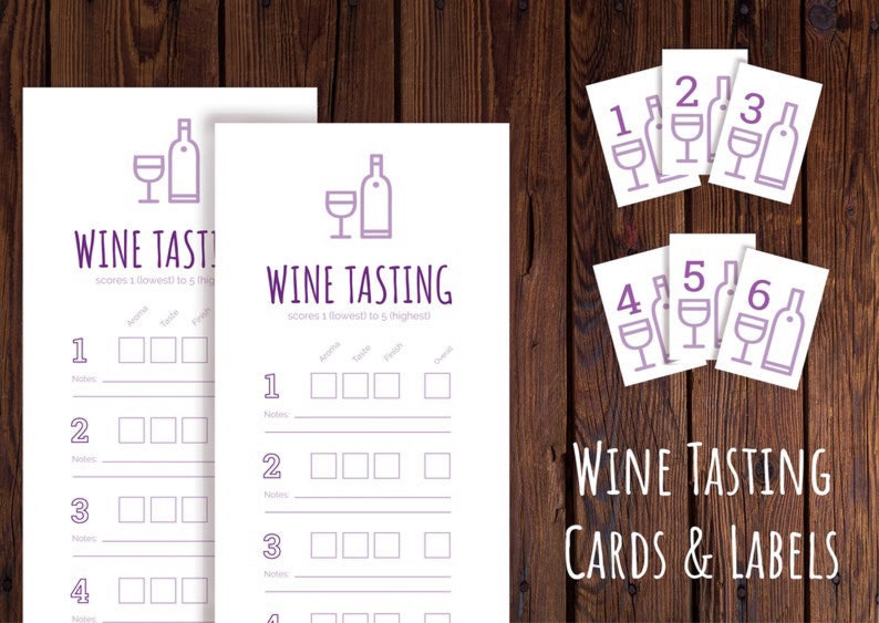 Printable Wine Tasting Party Kit | Blind Wine Tasting, Wine Tasting ...