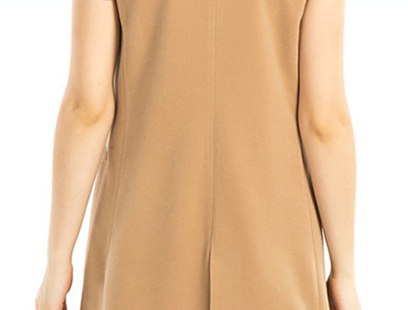 Women's Sleeveless Jacket With Pocket Warm Coat for Winter Etsy