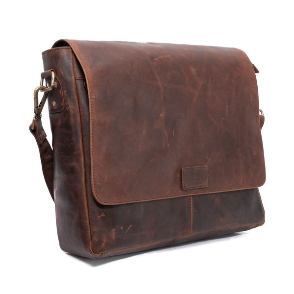 Leather Laptop Bag - Etsy