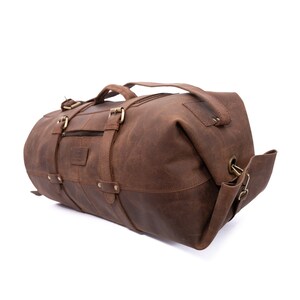 20 in Buffalo Leather Duffle Bag Travel Luggage Handbag Aircabin