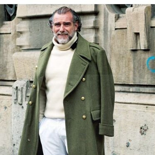Men Green Overcoat Vintage Long Trench Coat Men Winter Coat - Etsy