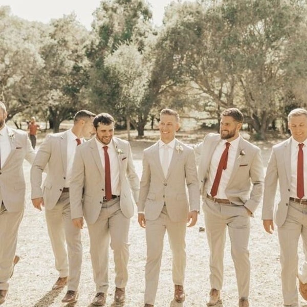 Man suit-beige 2 piece suit-dinner, party wear suit-wedding suit for groom & groomsmen suit-bespoke suit-men's beige suit