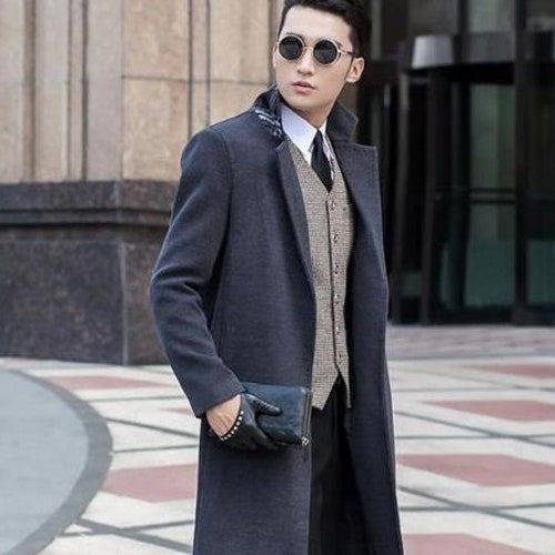 Men Black Winter Long Overcoat Long Trench Coat Men New Jacket - Etsy