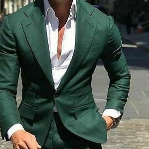 Men Green Suit Beach Wedding Suit Groom Wear Suit Dinner Suit - Etsy