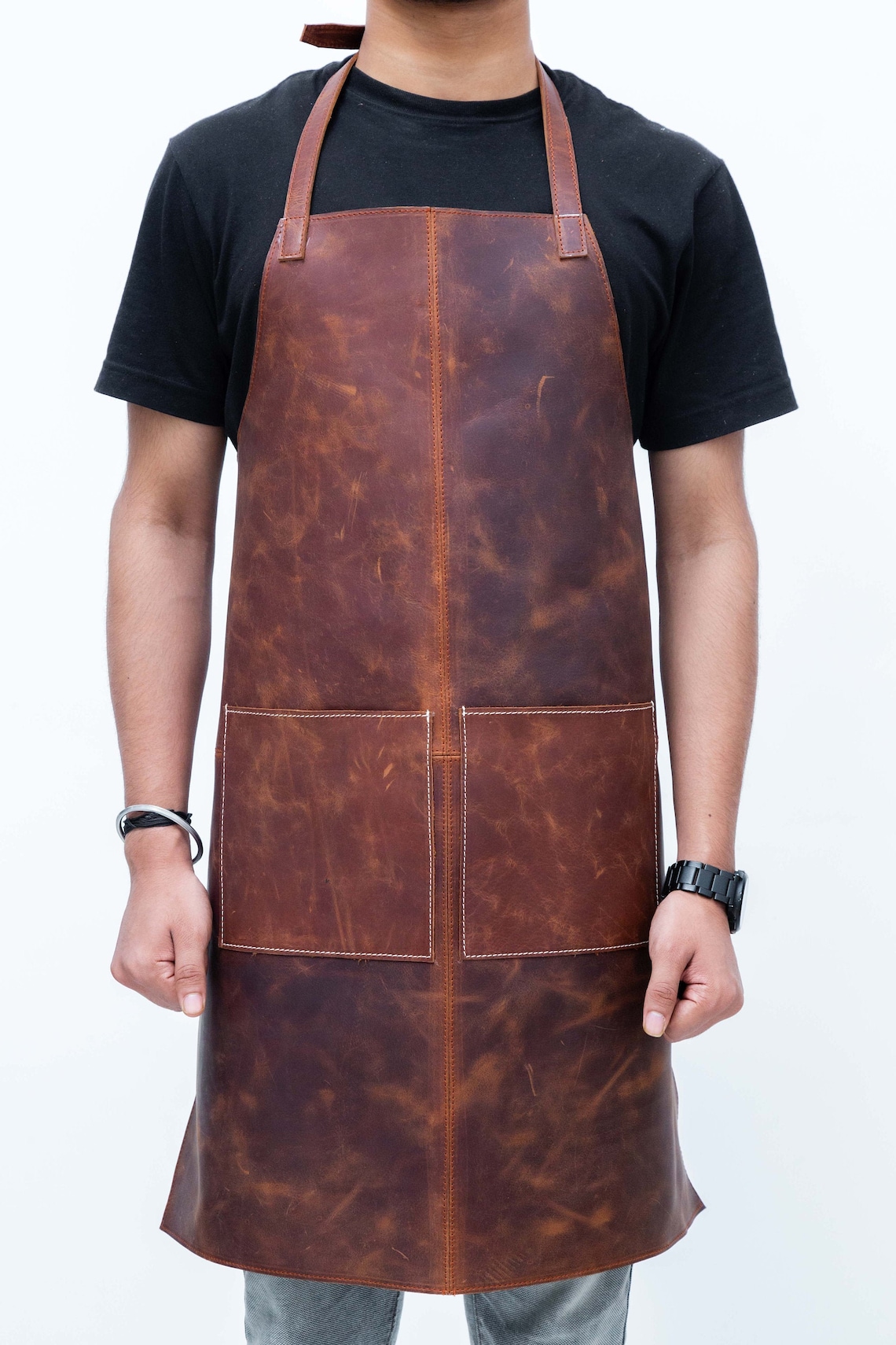 Premium Leather Tool Apron With 2 Leather Pockets for Etsy