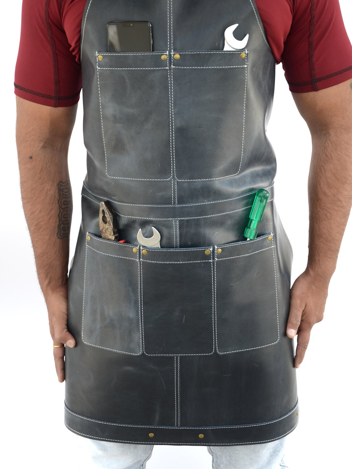 Leather apron Barber Apron Work Apron Restaurant apron with Etsy