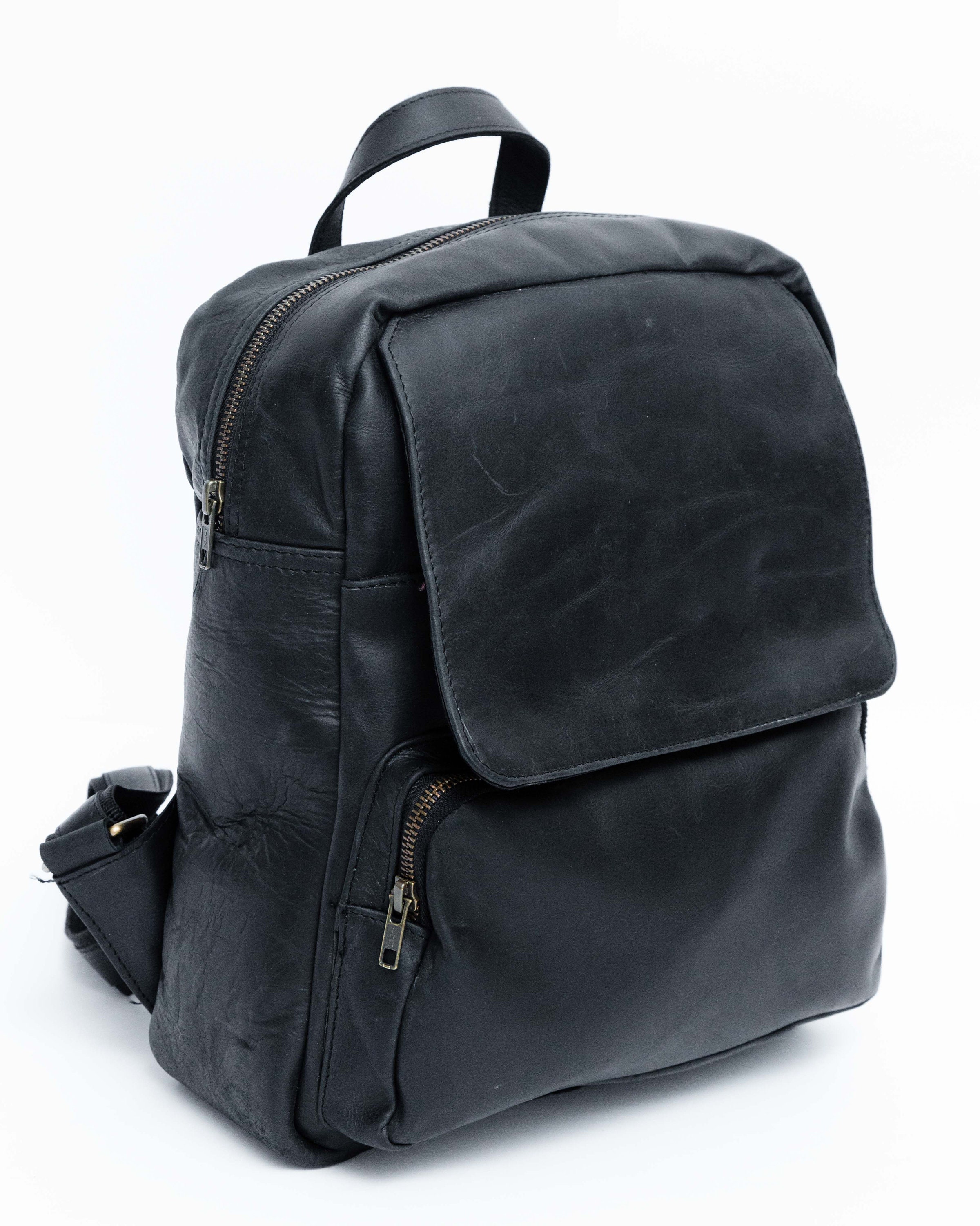 Full Grain Handmade Mini Leather Backpack Small Backpack - Etsy