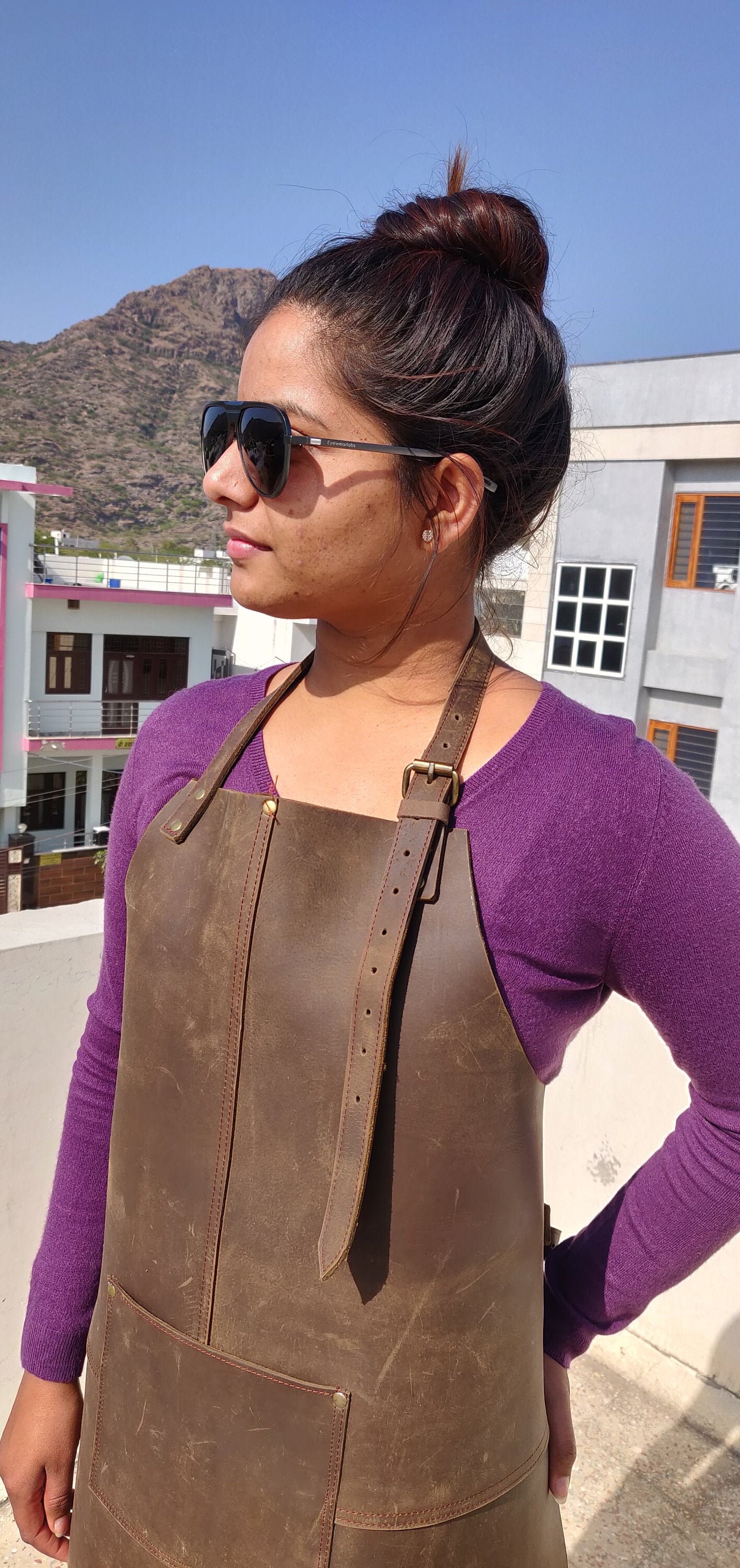 Premium Leather Tool Apron With Leather Pockets for Etsy