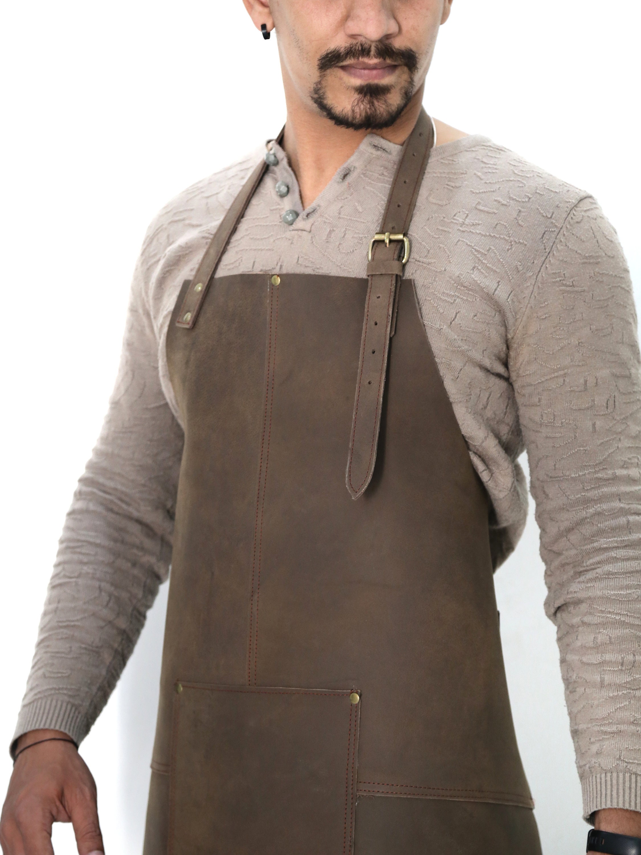 Premium Leather Tool Apron With Leather Pockets for Etsy