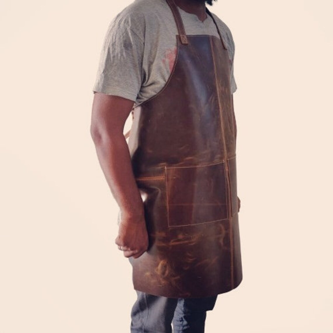 Leather Apron for Men Apron for Blacksmith Work Apron Butcher Etsy
