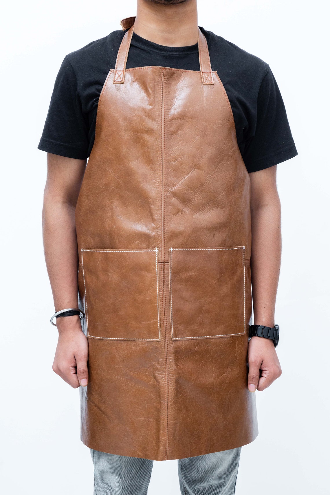 Premium Leather Tool Apron With 2 Leather Pockets for Etsy
