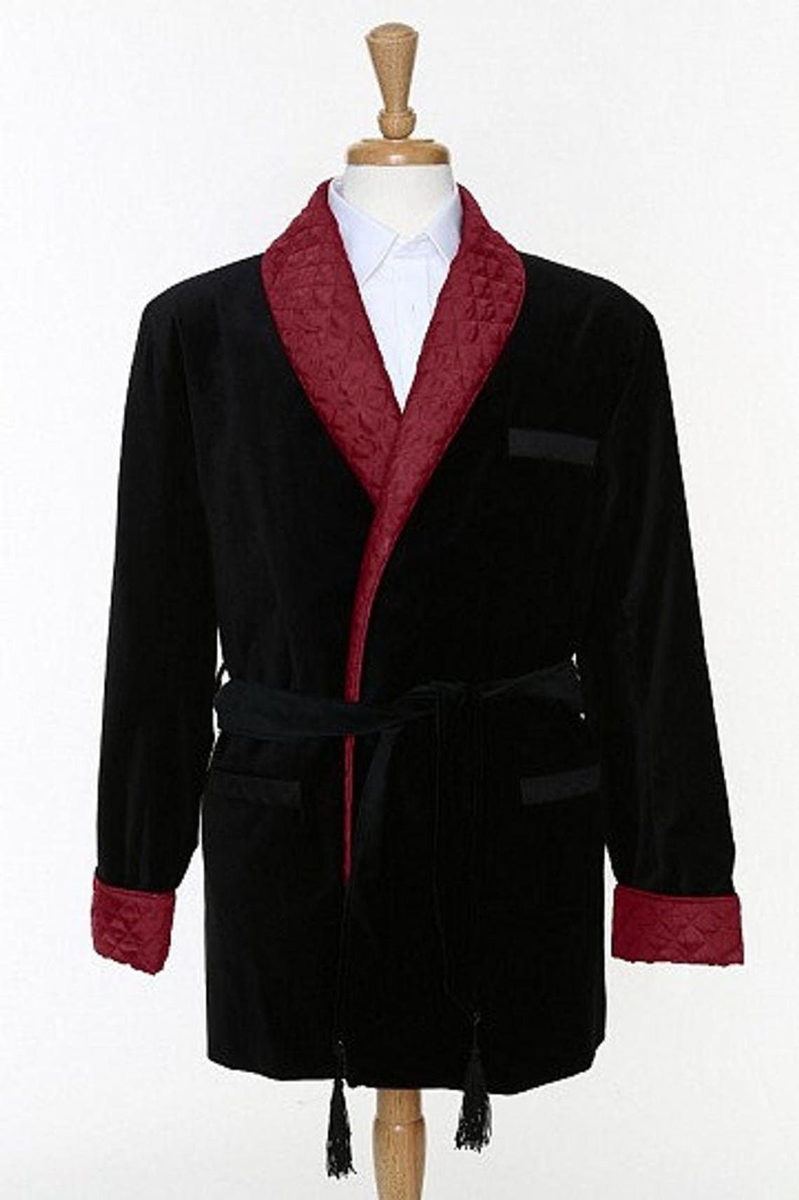 smoking jacket robe men