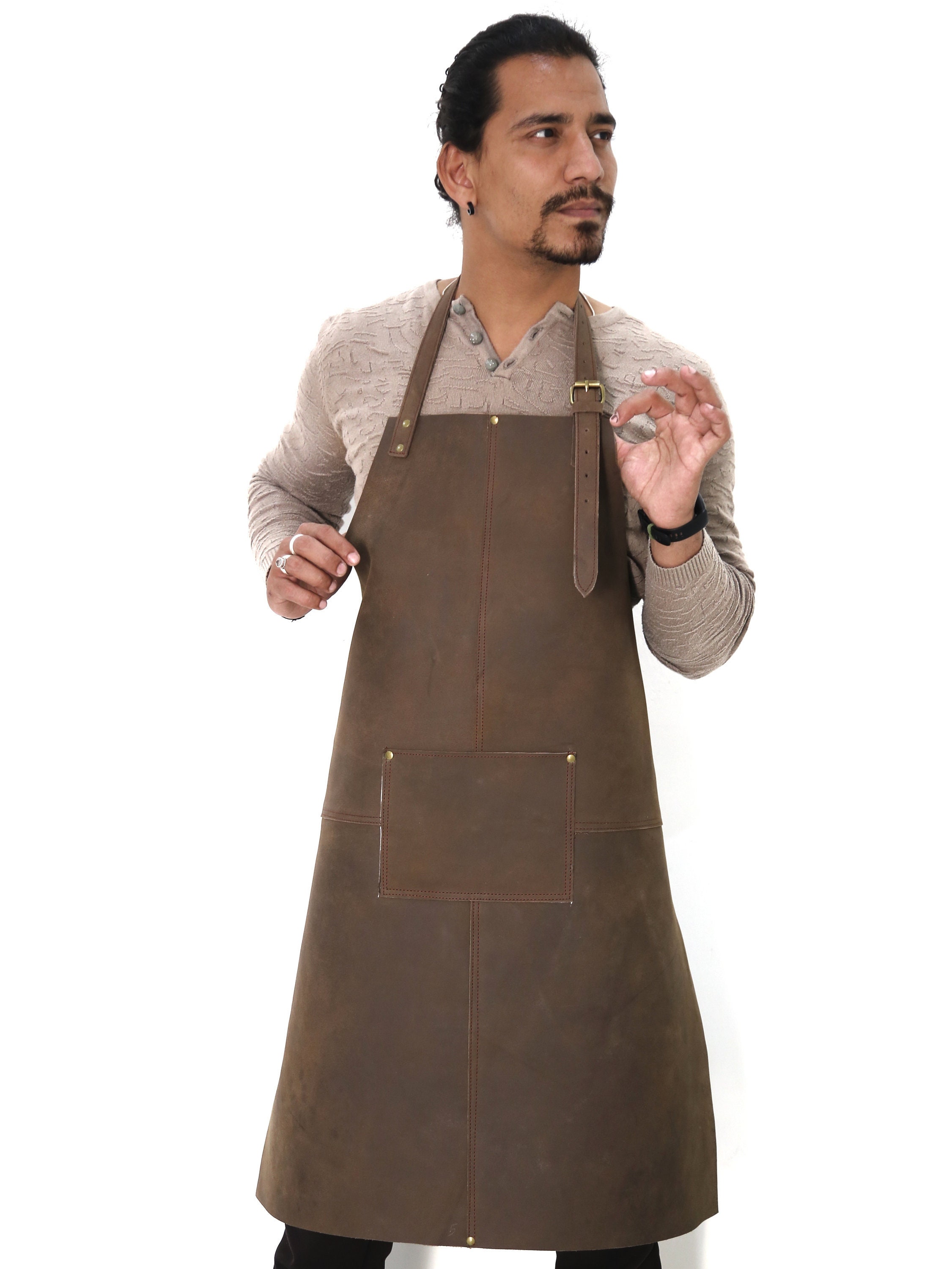 Premium Leather Tool Apron With Leather Pockets for Etsy