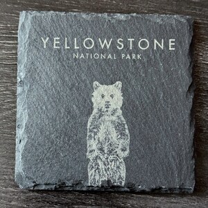 Wildlife Coasters Yellowstone Pack Set of 4/6/8 Square image 8