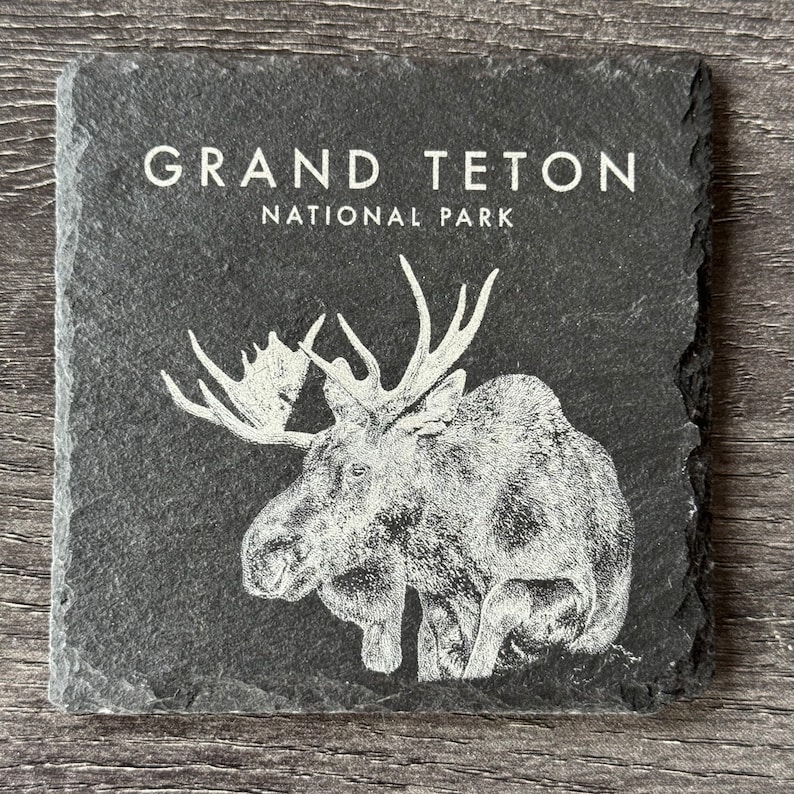 Wildlife Coasters Grand Teton Pack Set of Four Square image 4