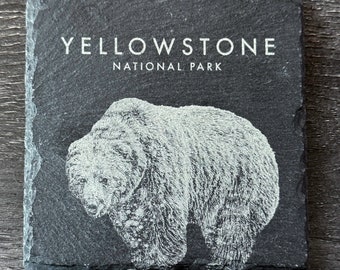 Wildlife Coasters - Grizzly Bear - Yellowstone National Park