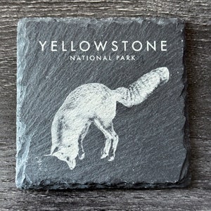 Wildlife Coasters Yellowstone Pack Set of 4/6/8 Square image 10