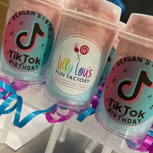 Cotton Candy Pops -Party Favors -Cotton Candy Party Favors -Birthday Party-Wedding-Baby Showers-Graduation-special events -gender reveal